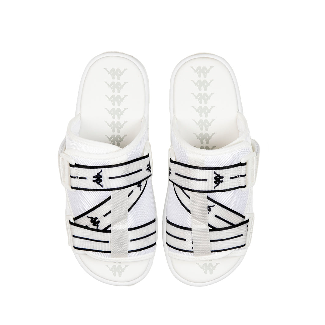 Authentic Jpn Mitel Sandals - White Black