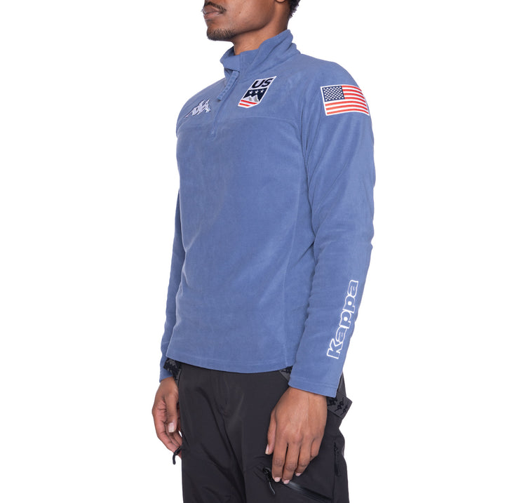 6Cento 687B US Fleece Jacket - Blue Fiord